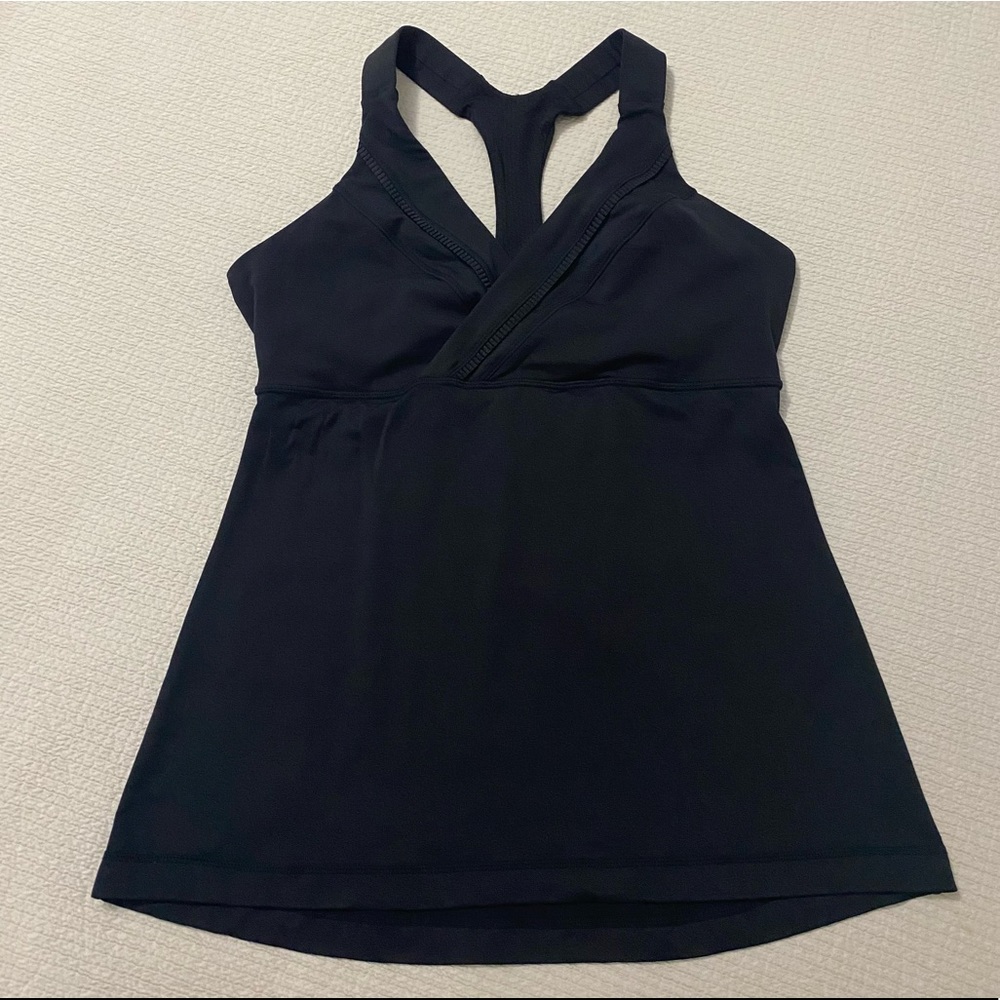Lululemon Deep Breath Tank Luxtreme Black Size 6